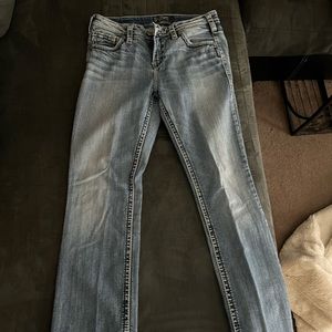 Silver bootcut jeans